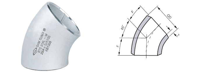 45�� ELBOW(LONG) KS/JIS